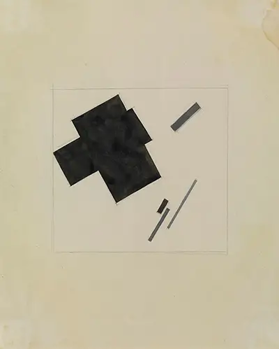 Untitled (Suprematist Composition) 1919-1926 Kazimir Malevich